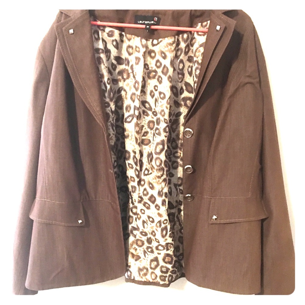 Women plus size blazer